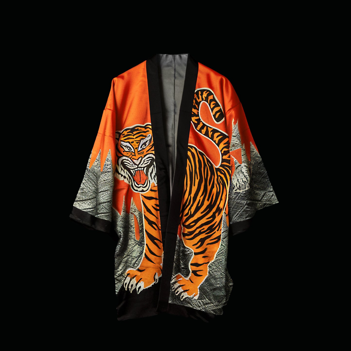 Luxury Tiger Sun Kimono